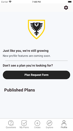 Android application Thrive@Dal screenshort