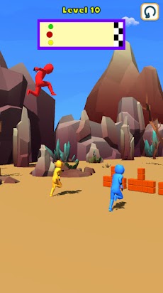Stickman Run - Hyper Red Crew Jump Race 3Dのおすすめ画像4