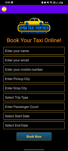 ApnaTaxiPartner Screen 3