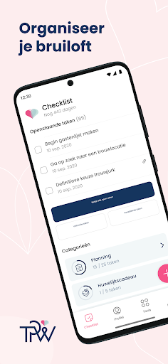 Android application ThePerfectWedding.nl screenshort