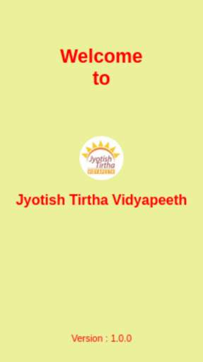 Android application Jyotish Tirtha Vidyapeeth screenshort