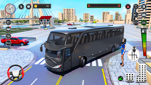 Android application Modern Coach Bus Simulator 3D screenshort