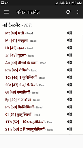 Hindi Bible Audio Screen 3