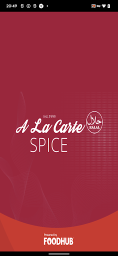 Android application A La Carte Spice screenshort