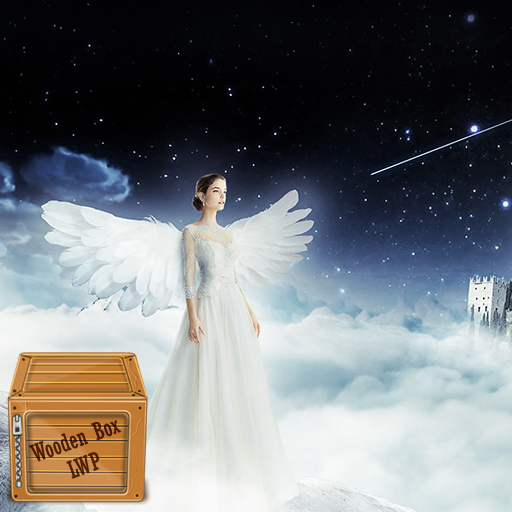 white angel wallpaper logo