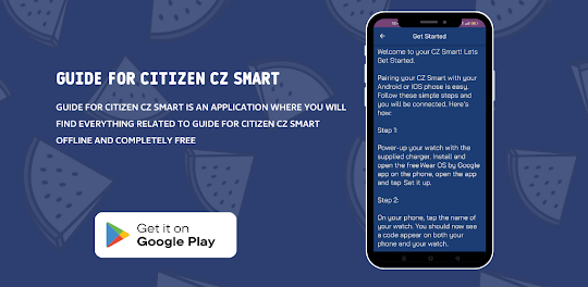 guide for Citizen CZ Smart