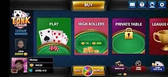 Game screenshot Tonk League Card Game mod apk