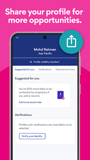 Screenshot of Jobstreet: Smart job matching