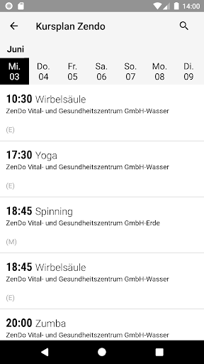 ZenDo Gesundheitszentrum Screen 3