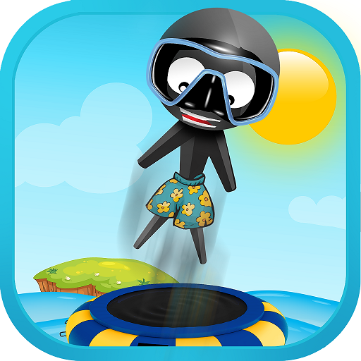 Stickman Water Trampoline Flip logo