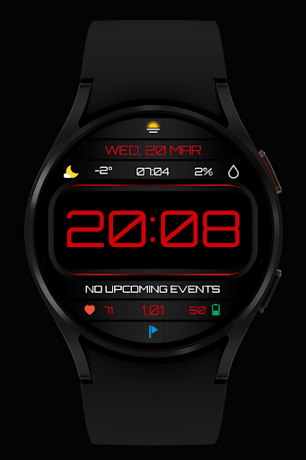 WR 016 Digital Watch Face screenshot 5