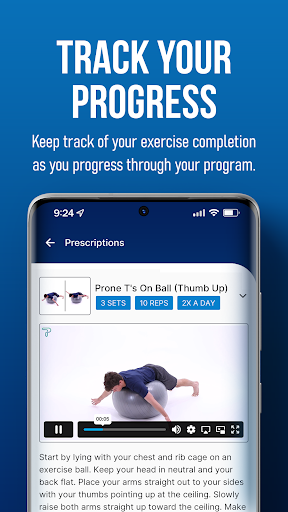 PT2U Mobile Physical Therapy Screen 2