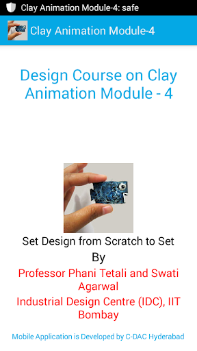 Android application Clay Animation Course-4 screenshort