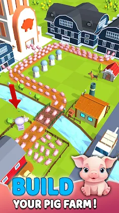 Tiny Pig Tycoon: Piggy Games - Screenshot 1
