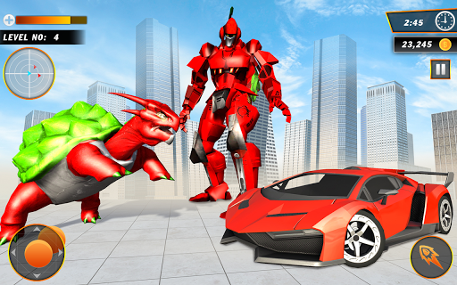Turtle Robot Shooting Game 3D Screen 3