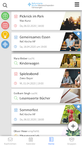 Android application Ref. Kirche MF screenshort