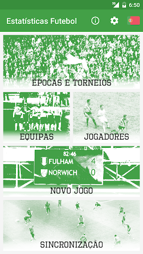 Visualização do aplicativo