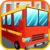 Blocky Transport Bus Simulator icon