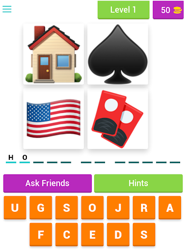 Android application 4 Emojis 1 TV Show Guess game screenshort