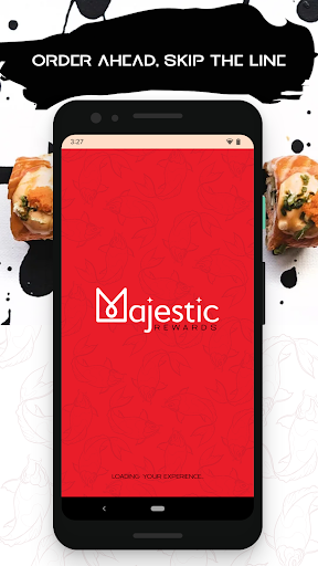 Android application Majestic Rewards screenshort