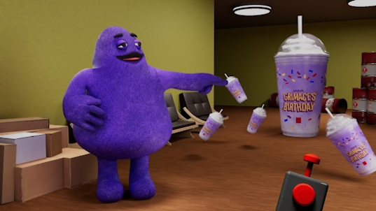 Grimace Shake Scary Monster