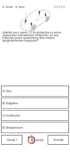 Android application Ehliyet Sınavı 2023-2024 screenshort