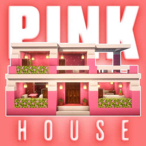 Pink house & furniture MCPE Download on Windows