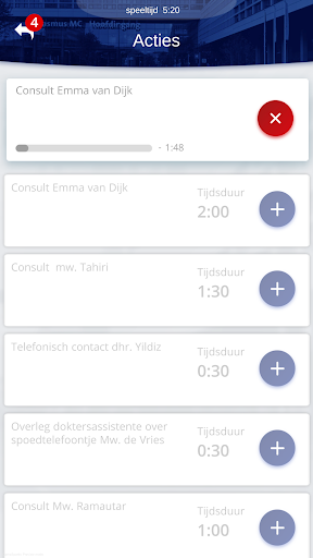 Android application Team Up! screenshort