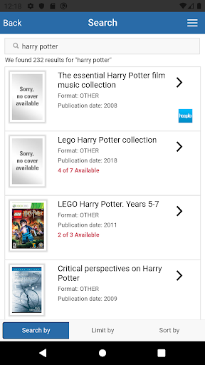 Android application Ocean County Library screenshort