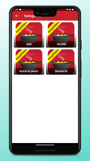 Albanian Food Recipes App Screen 2
