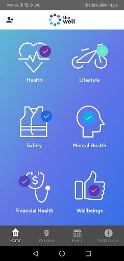 Android application The Well screenshort