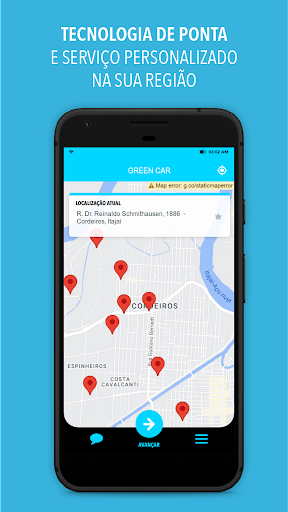 Android application Green Car screenshort