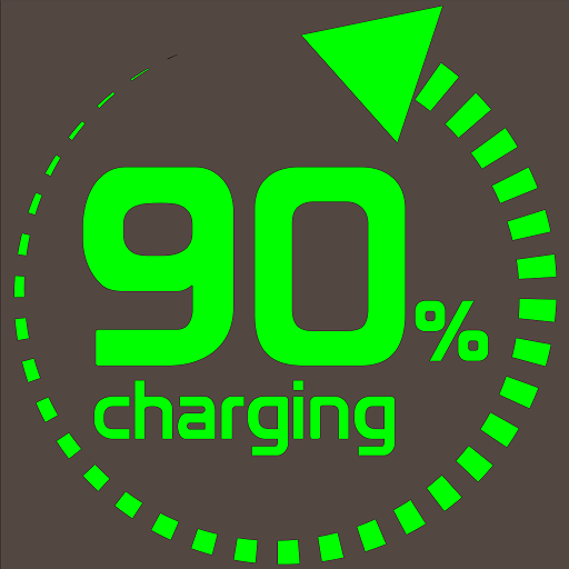 3D Battery Charging Animation