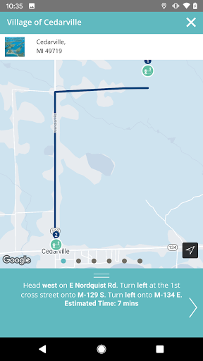 Screenshot of Discover St. Ignace