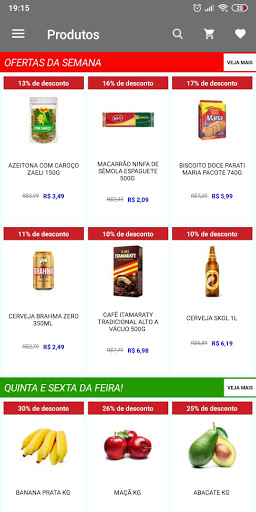 Android application Supermercado Ferreira screenshort