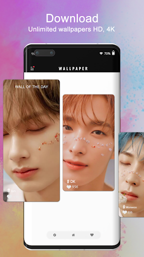 Android application Seventeen Wallpaper GIFs 4K screenshort