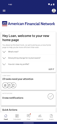 Android application American Financial Network App screenshort