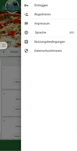 Millennio Lieferservice & Bist Screen 3