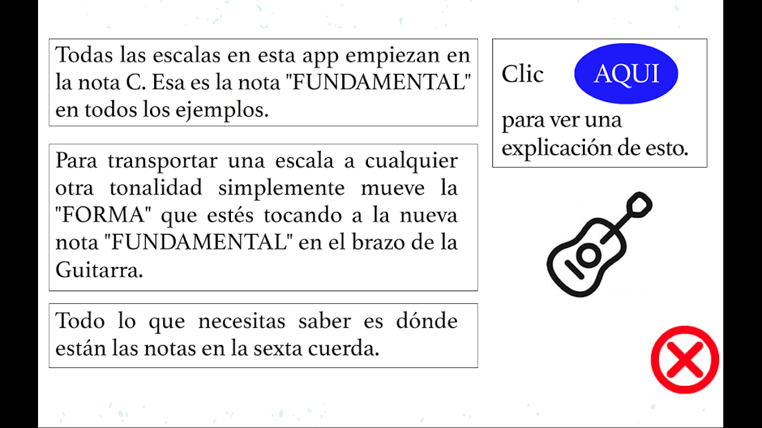 Captura de Pantalla 4 Escalas de Guitarra android