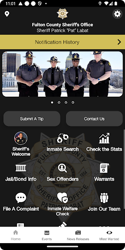 Android application Fulton Co. Sheriff's Office GA screenshort