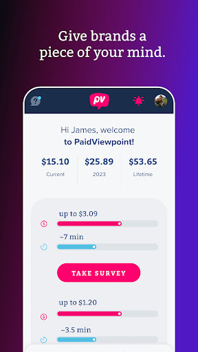 PaidViewpoint Screenshot 4 - AppWisp.com