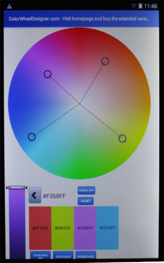 Color Wheel Designer Screen 2