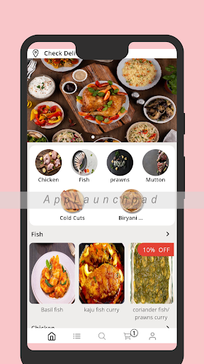 Android application Hi Protein screenshort