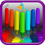 coloring picture learn icon