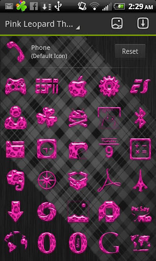 Pink Leopard for GO Launcher