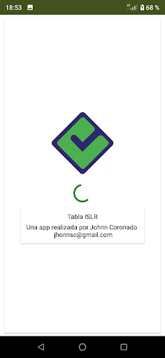 Android application Tabla Retenciones ISLR screenshort