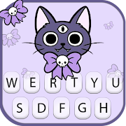Devil Kitty Keyboard Background
