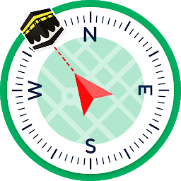 Symbolbild für Qibla Kompass - Mekka Kompass