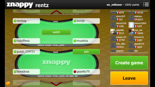 Rentz Znappy Screen 3