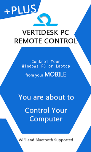Android application VertiDesk PC Remote +Plus screenshort